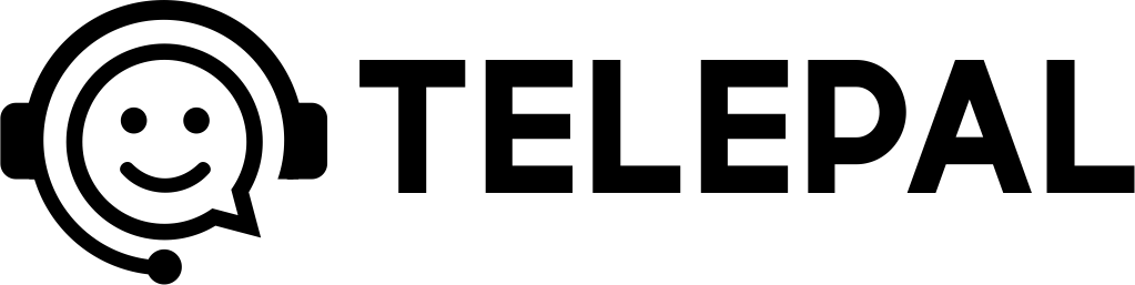 Telepal Black Logo