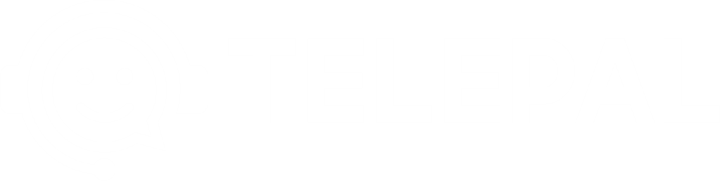 Telepal White Logo